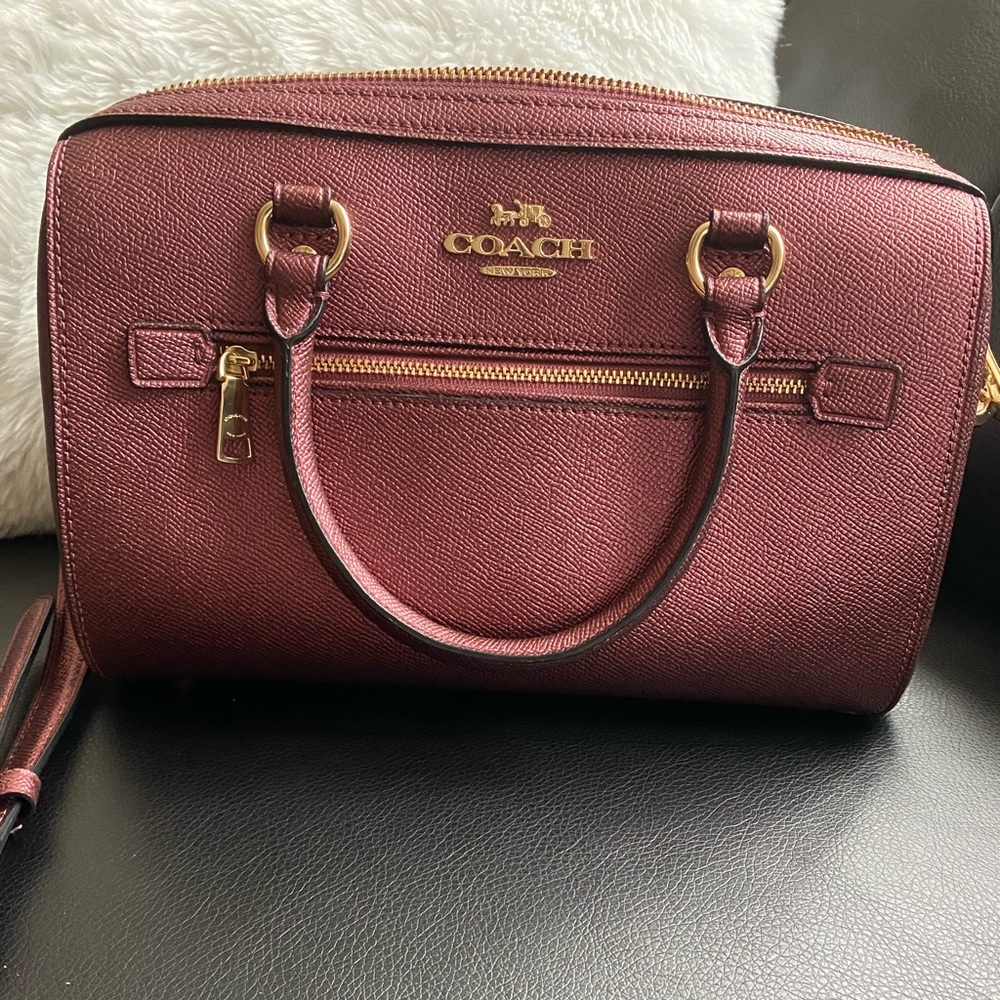 Coach Rowan Satchel crossbody.